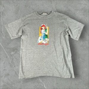 Vintage Hook Ups Shirt Mens Medium Grey 90s Red Hair Mika Anime Nurse Skateboard